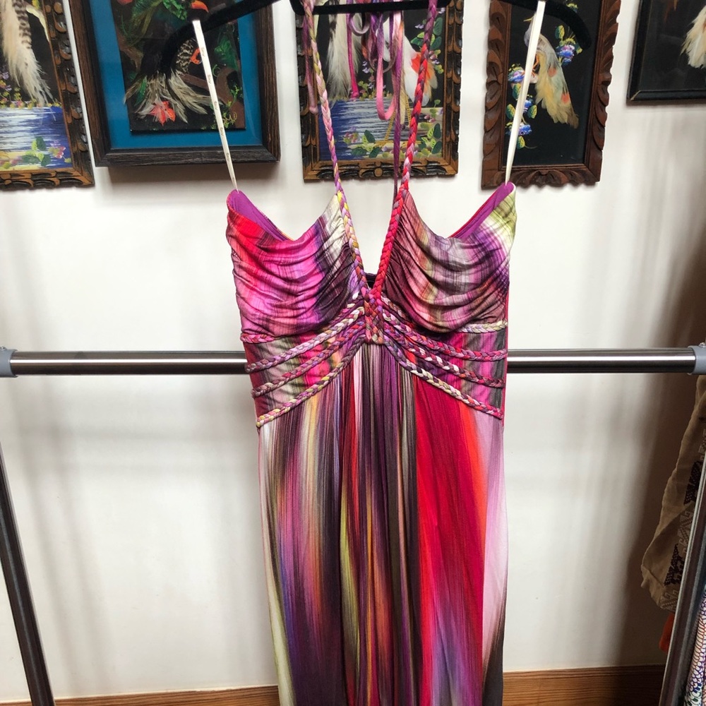 Colorful maxi dress!